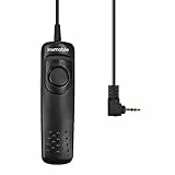 kwmobile Kamera Fernauslöser für Spiegelreflexkameras - ersetzt RS60-E3 - Drahtauslöser Kabelfernauslöser für DSLR Kameras - Kabel Auslöser