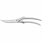 WMF Geflügelschere mit Knochenbrecher 25 cm, Cromargan Edelstahl matt, Sicherheitsverschluß, spülmaschinengeeignet