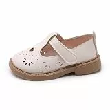 RVROVIC Kleine Mädchen Mary Jane Flats Gracy Ballett Prinzessin Kleinkind Kleid Schuhe Schule Geburtstag Party(3-Weiß,21 EU)