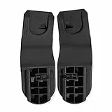hauck Babyschalen Adapter Nur Kompatibel mit Walk N Care / Walk N Care Air Buggy und Drive N Care Autoschale sowie Ausgewählte Babyautositze anderer Marken (Schwarz)