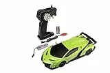 Carson 500404308 1:24 Lamborghini Veneno 2.4G 100% RTR grün - Ferngesteuertes Auto, LED-Beleuchtung, Fahrzeit ca. 60 min, RC Auto, RC Fahrzeug, RC Auto 1:24, Ferngesteuertes Spielzeug