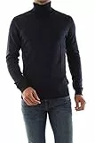 JACK&JONES Essentials Mens Navy Blazer Knit High Neck