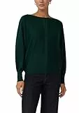 s.Oliver Black Label Damen 2172871 Pullover Langarm mit Ajour-Details, Blue Green, 42