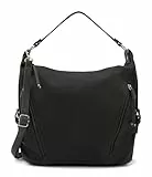 TOM TAILOR Caia Damen Hobo Bag Schultertasche Mittelgroß Schwarz