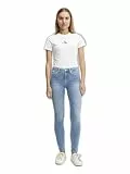 Calvin Klein Damen Jeans Hose Mid Rise Skinny Fit, Blau (Denim Light), 28W/34L