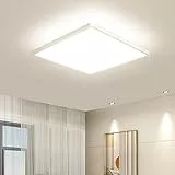 OTREN LED Deckenleuchte Flach, Deckenlampe Quadrat 3000K 1800LM, Modern LED Panel Lampe für Badezimmer Küche Wohnzimmer Schlafzimmer Flur Keller, IP44, Ø23CM