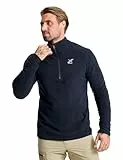 RevolutionRace Hiker Half-Zip Fleece für Herren, Leichter und elastischer Fleece mit halbem Reißverschluss, Deep Navy, L