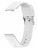 Alienwork Uhrenarmband Silikon-Armband Weiss Federsteg mit Schnellverschluss Silikon Leicht Weich Wasserdicht
