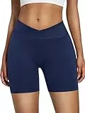 AMIYOYO Gym Shorts Damen Push Up Yoga Shorts Scrunch Butt Sporthose Damen Kurz Nahtlose Radlerhose Kurze für Yoga, Fitness, Laufen & Alltag, Atmungsaktiv, Elastisch, Sommer