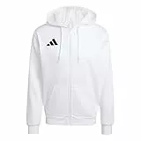 adidas Herren Entrada26 Full Zip Hoodie Sweatshirt, White/Black, L