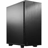 Fractal Design Define 7 Compact Black, kompaktes ATX PC Gehäuse aus Aluminium/Stahl, gedämmt für Silent Computing - schwarz