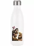 Dark Fantasy Healing and Compassion Vakuumisolierte Thermo-Trinkflasche, Weiß