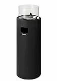 Enders Terrassenfeuer NOVA LED L BLACK, Gas Terrassenfeuer mit Ambientebeleuchtungen, ECO GREEN Brenner-Technologie und exzellentem Design, H102cm Ø 62cm, Schwarz #5601