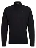 Ziener Herren JIROTO-Z Skipullover, Midlayer, Funktions-Shirt | Powerstretch, elastisch, Black, 60