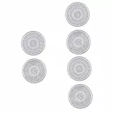 UPKOCH 6stücke Untersetzer Form Epoxidharz Gussform Für Runde Mandala-muster Tassenuntersetzer Geeignet Für Kreative Handwerksprojekte Und Geschenkideen