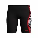 Speedo Jungen Hyperboom Splice Swim Jammer, Schwarz, 12