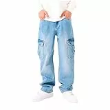 Garcia Jungen Cargojeans Regular fit, Größe:158, Farbe:Bleached