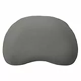 Edda Lux Bezug passend für Tempur Curve S und M Schlafkissen, 61 x 40 cm, formbeständiger Jersey Kissenbezug mit Reißverschluss, aus 100% Baumwolle, in Schiefer
