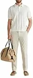 United Colors of Benetton Herren Maglia Polo M/M 115gk301g Polohemd, Weiß, Medium