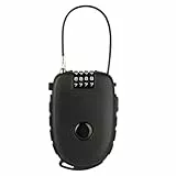 Kabelschloss 4-stellig, Zahlenschloss 4 Stellig, 130cm Drahtseil Schloss, Fahrradschloss Kabelschlösser, Skischloss für Roller Gepäck Fahrrad Koffer Ski Helmschloss
