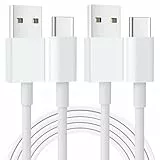 Bohconn USB C Kabel 3M 2Stück,USB Typ C Ladekabel Schnellladung für Samsung Galaxy S24 S23 S22 S21 S20 S10 S9 Note 10 9 8, iPhone 15 Pro, Google Pixel, Hawei, Xiaomi, OnePlus.Weiß