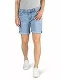 MUSTANG Damen Shorts Bermuda Kurze Jeans Hose Regular Jeansshorts Hotpants Basic Denim Stretch Baumwolle Blau w29, Größe:W 29, Farbe:Medium Middle (412)