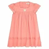Steiff Kleid EU Größe 116 Fusion Coral, Mädchen Kleid, Kinderkleid für jeden Anlass, lockere und Bequeme Passform, waschmaschinenfest