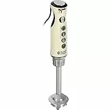 Russell Hobbs Stabmixer [Pürierstab] Retro Creme (Messbecher + Deckel, BPA-frei, spülmaschinenfest, Infinity-Mix-Technologie, für Smoothie, Suppen, Saucen, Babynahrung) Vintage Zerkleinerer 25232-56