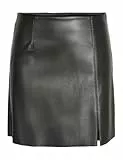 Noisy may Damen Nmclara Penny Pu Hw Slit Skirt Curvenoos, Schwarz, 46