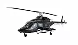 Amewi Bell 222 Airwolf Pro GPS Helikopter 8-Kanal 3D/6G RTF ferngesteuert RC, Schwarz