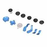 TOPINCN Gaming-Zubehör-Ersatzteile, Hochwertiges Edelstahl-Set für One Series 2, Anpassbares Abnehmbares Design, Perfekte Kompatibilität, Blaues Material, 13-in-1-Set