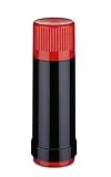 ROTPUNKT Isolierflasche 40 MAX Electric Edition 0,5 l | BPA-frei - gesundes Trinken | Made in Germany | Warm + Kalthaltung | Black/Electric Cardinal