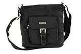 TOM TAILOR Rina Damen Hobo Bag Schultertasche Mittelgroß Schwarz