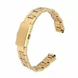 Greensen Edelstahl-Uhrenarmbänder, Metall-Uhrenarmband, 12 Mm, 14 Mm, 16 Mm, 18 Mm, 20 Mm, 22 Mm, mit Schnellverschluss für Männer und Frauen (14mm)