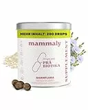 mammaly Probiotika-Drops für Hunde 340g - Verdauungssnacks für Magen Darmflora Aufbau (bei Durchfall, Sodbrennen & Gras fressen) Alternative-Leckerlie zu Heilerde, Kohletabletten als leckere Snacks