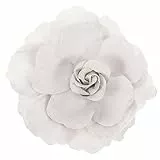 Holibanna Blumen Brosche Aus Stoff Kamelien Anstecknadel Für Damen Elegante Corsage Pin Für Kleidung Und Accessoires 3.6X3.4X1 Zoll