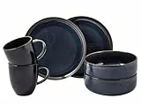 like. by Villeroy & Boch Crafted Denim Frühstücks-Set, 6 tlg., für 2 Personen, blau
