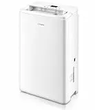 FOHERE Luftentfeuchter 30L/24h mit WLAN-App, Raumentfeuchter bis 50 m²/135 m³ für Keller, Bad und Schlafzimmer, Dauerablauf, Wäschetrocknung, 24h-Timer, Auto-Abschaltung