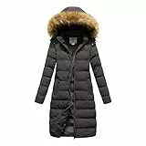 Generisch steppmantel damen leicht Leichter Steppmantel Damen Ultraleicht-Steppjacke Für Übergang Steppjacke Winter Lang Puffer Jacke Puffit Winterjacke Lange Wintermantel Warm Parker
