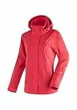 Maier Sports Metor Rec W, Damen Outdoorjacke, Wasserdichte Wanderjacke mit sportlichem Schnitt, PFC-frei, Silverplus Netzfutter & mTEX Wetterschutz, Rosa, 42
