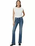 LTB Jeans Damen Jeans Bootcut Valerie - Low Waist Damen Bootcut Jeans mit Reißverschluss - Valerie Mandy WASH Jeanshose in Blau 29W / 30L