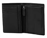 Strellson Carter BillFold V8 4010001188 Herren Geldbörsen 10x13x1 cm (B x H x T), Schwarz (black 900)