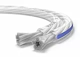 OEHLBACH Silverline SP-25 - Stereo HI-FI Lautsprecherkabel - Boxenkabel mit SPOFC (versilbertes Kupfer) 2x2,5mm² - Mini Spule Lautsprecher Kabel - 10m
