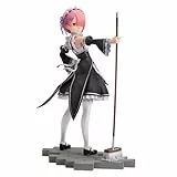Pinloo Anime Ramu Actionfigur Statue - Ramu Figur RAM Figuren 22cm PVC Modell Skulptur Caroon Mädchen Artikel Desktop Dekoration Geschenke für Fans