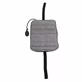 Jiawu Stilvolles Lendenwirbelstützkissen, Verstellbare Schultergurte, Effektive Rückenstütze für Bürostühle