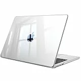 Fintie Hülle Kompatibel mit MacBook Air 13,6 Zoll Hülle M5 M4 M3 M2 A3449 A3240 A3113 A2681 (2026-2022), Ultradünne Hartschale Schutzhülle Snap Cover, Transparent