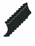 JACK & JONES Herren Jacregen Tennis Socks 9 Pack Noos Tennissocken, Black/Pack:9XBlack, Einheitsgröße