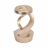 Jiawu Stressabbau-Aluminiumlegierungs-Spiralgyroskop-Desktop-Spielzeug für Zeitmanagement und das Brechen Schlechter Gewohnheiten, Funktionales Design, Praktische Verwendung (Gold)