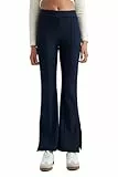 DeFacto Damen Sport Leggings - Hochwertige Activewear für Gym & Freizeit - Bequeme Gym Leggings Damen Flare Fit