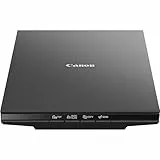 Canon LiDE 300 Scanner CanoScan Flachbettscanner DIN A4 (2.400 x 2.400 DPI, 4 Scantasten, Stromversorgung über USB, ca. 10 s/Farbseite 300 DPI, 48 Bit interne Farbtiefe), schwarz